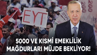 5000 ve kısmi emeklilik mağdurları müjde bekliyor!