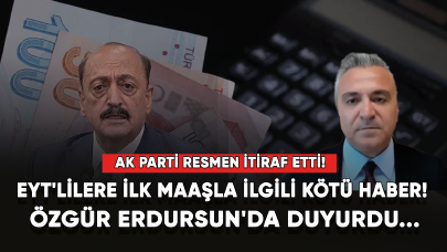 AK Parti resmen itiraf etti!  EYT'lilere kötü haber!  Özgür Erdursun'da duyurdu...