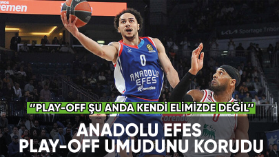 Anadolu Efes, play-off umudunu korudu