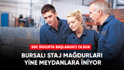 Bursalı staj mağdurları yine meydanlara iniyor