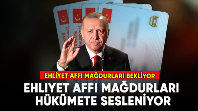 Ehliyet affı 2023 son durum ne? Ehliyet affı mağdurları hükümete sesleniyor