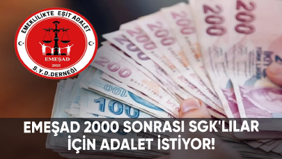 EMEŞAD 2000 sonrası SGK'lılar için adalet istiyor!