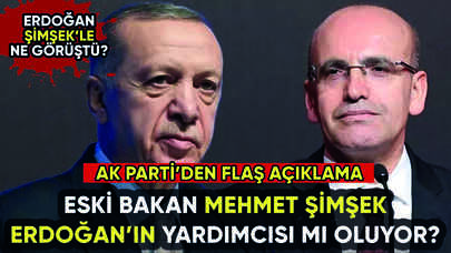 Erdoğan Mehmet Şimşek'le ne görüştü? AK Parti'den flaş açıklama