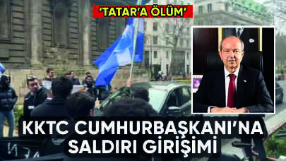 KKTC Cumhurbaşkanı Ersin Tatar'a saldırı girişimi