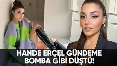 Hande Erçel tasarımıyla herkesi büyüledi!