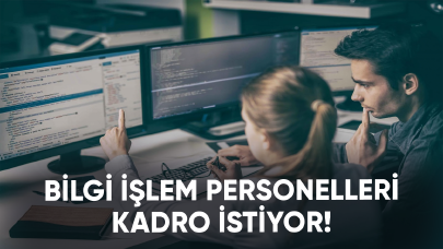 Hastane bilgi işlem personelleri kadro istiyor!