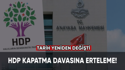 HDP kapatma davasına erteleme!