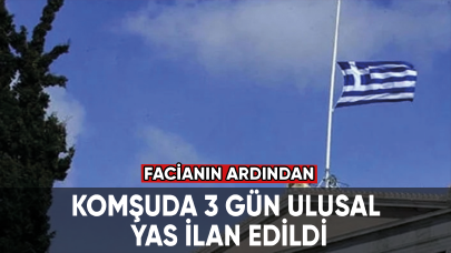 Komşuda 3 gün ulusal yas ilan edildi