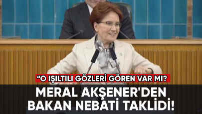 Meral Akşener Maliye Bakanı Nebati'yi taklit etti!