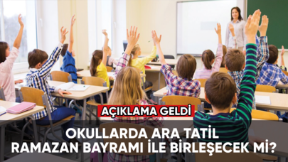 Okullarda ara tatil, Ramazan Bayramı ile birleşecek mi?