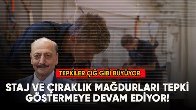 Staj ve Çıraklık Mağdurları tepki göstermeye devam ediyor! Tepkiler çığ gibi büyüyor