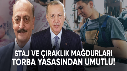 Staj ve çıraklık mağdurları torba yasasından umutlu!