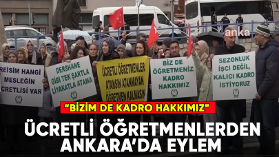 Ücretli öğretmenlerden eylem!