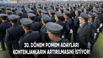 30. dönem POMEM adayları kontenjanların artırılmasını istiyor!