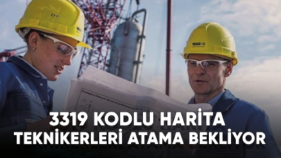 3319 kodlu harita teknikerleri atama bekliyor