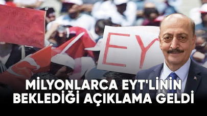 Bakan Bilgin açıkladı! Milyonlarca EYT'linin beklediği açıklama geldi