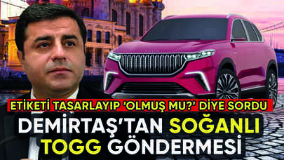 Selahattin Demirtaş'tan soğanlı Togg göndermesi