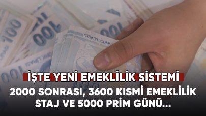 Emeklilik şartları güncellendi! 2000 sonrası, staj ve 5000 prim günü...