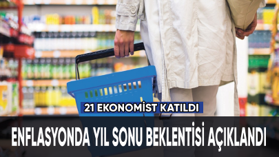 Enflasyonda yıl sonu beklentisi açıklandı