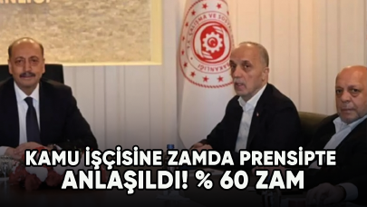 Kamu İşçisine Zamda Prensipte Anlaşıldı! % 60 Zam