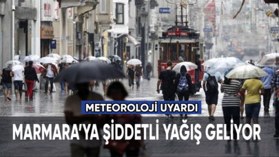 Meteoroloji'den Marmara'ya yağış uyarısı