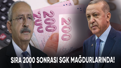 Sıra 2000 sonrası SGK mağdurlarında!