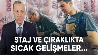 Staj ve çıraklıkta sıcak gelişmeler...