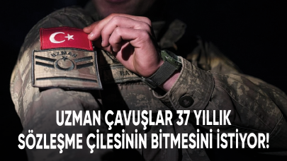 Uzman çavuşlar 37 yıllık sözleşme çilesinin bitmesini istiyor!