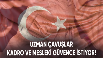 Uzman çavuşlar kadro ve mesleki güvence istiyor!