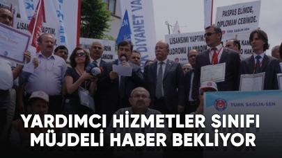 Yardımcı hizmetler sınıfı müjdeli haber bekliyor