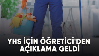 YHS için Öğretici'den açıklama geldi