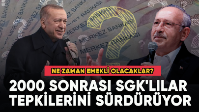 2000 Sonrası SGK'lılar tepkilerini sürdürüyor