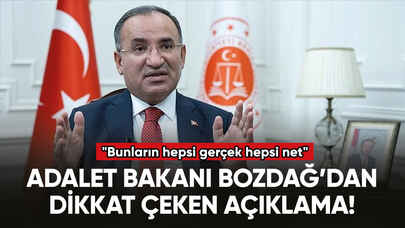 Adalet Bakanı Bozdağ: "Bunu diyenler, yalanıcının şahıdır"