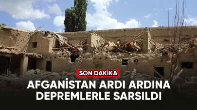 Afganistan ardı ardına depremlerle sarsıldı