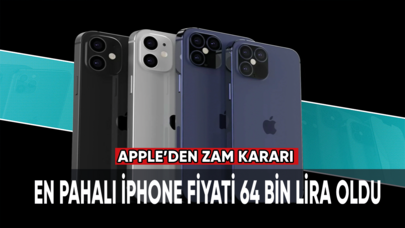 Apple’den zam kararı: En pahalı iPhone fiyatı 64 bin lira oldu