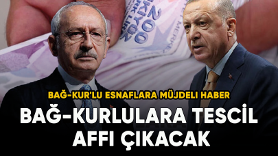 Bağ-Kur'lu esnaflara müjdeli haber