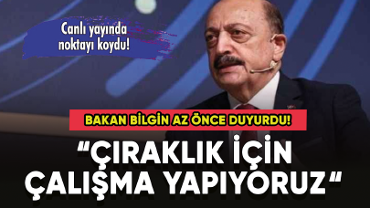 Bakan Bilgin az önce duyurdu! "Çıraklık için bir çalışma yapıyoruz"