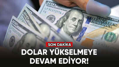 Dolar yükselmeye devam ediyor!