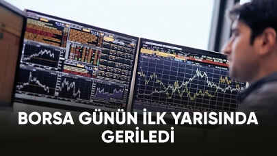 Günün ilk yarısında borsa geriledi