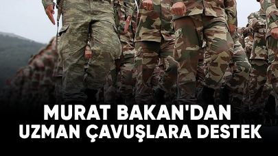 Murat Bakan'dan uzman çavuşlara destek