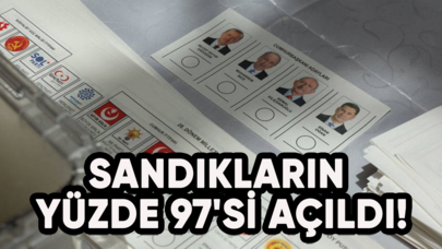 Sandıkların yüzde 97'si açıldı!