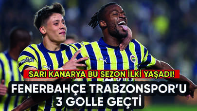 Fenerbahçe Trabzonspor'u 3 golle geçti