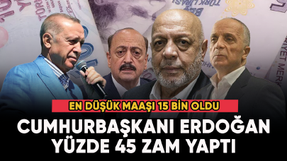 Son dakika.... 2023 Kamu işçisi zam oranı haberini Cumhurbaşkanı Erdoğan veriyor