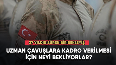 Uzman Çavuşlara kadro verilmesi için neyi bekliyorlar?