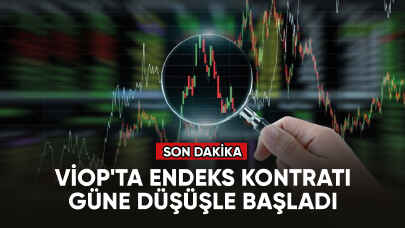 VİOP'ta endeks kontratı güne düşüşle başladı