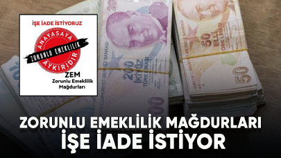 Zorunlu emeklilik mağdurları işe iade istiyor