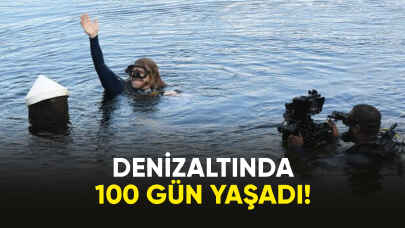 Denizaltında 100 gün yaşadı!