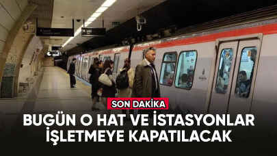 Metro İstanbul, bugün işletmeye kapatılacak hat ve istasyonları duyurdu