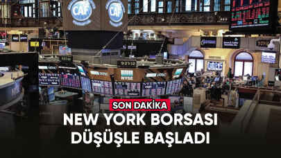 New York borsası, Fed'in faiz kararı öncesi düşüşle açıldı