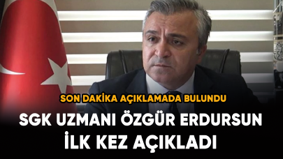 Son dakika... Özgür Erdursun ilk kez açıkladı